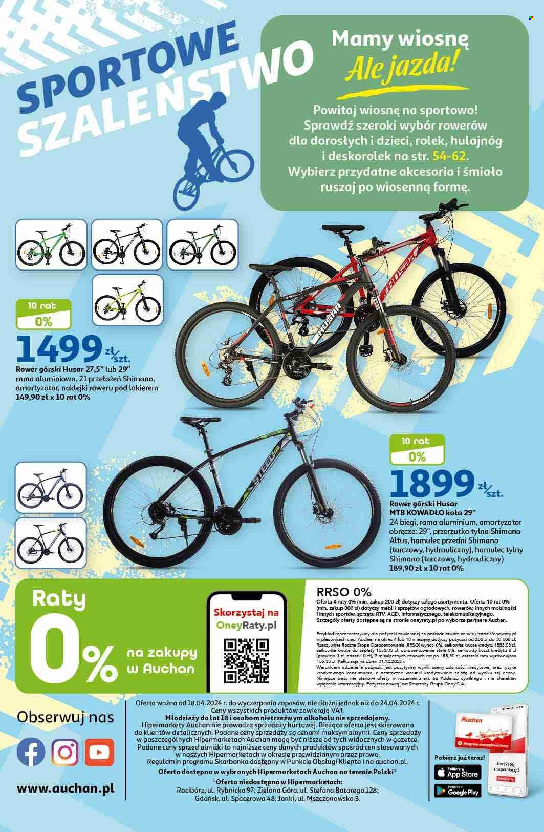 Gazetka Auchan - 18.04.2024 - 24.04.2024. Strona 62