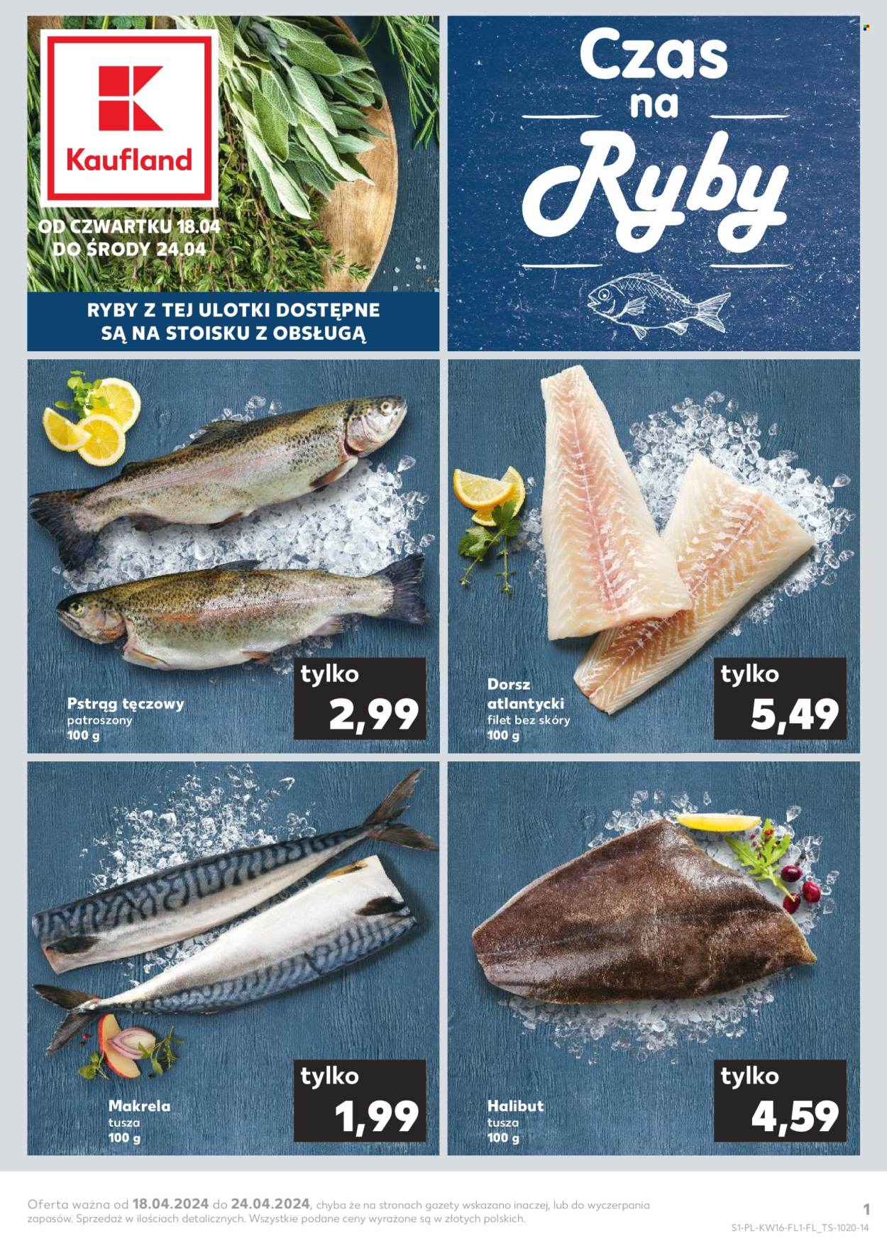 Gazetka Kaufland - 18.04.2024 - 24.04.2024. Strona 1