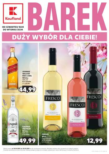 Gazetka Kaufland - 18.04.2024 - 30.04.2024.