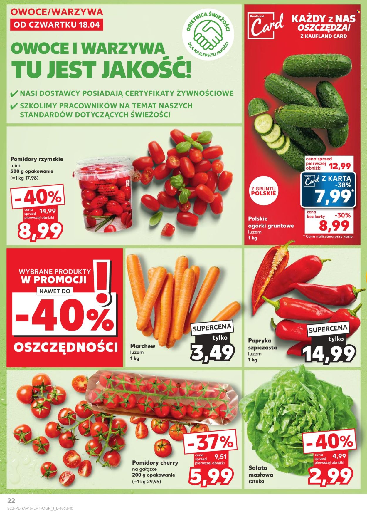 Gazetka Kaufland - 18.04.2024 - 24.04.2024. Strona 22