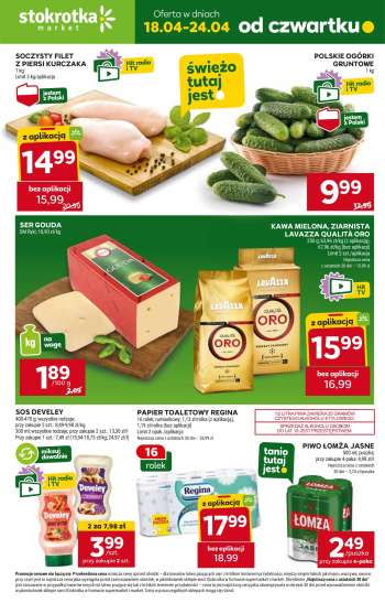 Gazetka Stokrotka Market - 18.04.2024 - 24.04.2024.