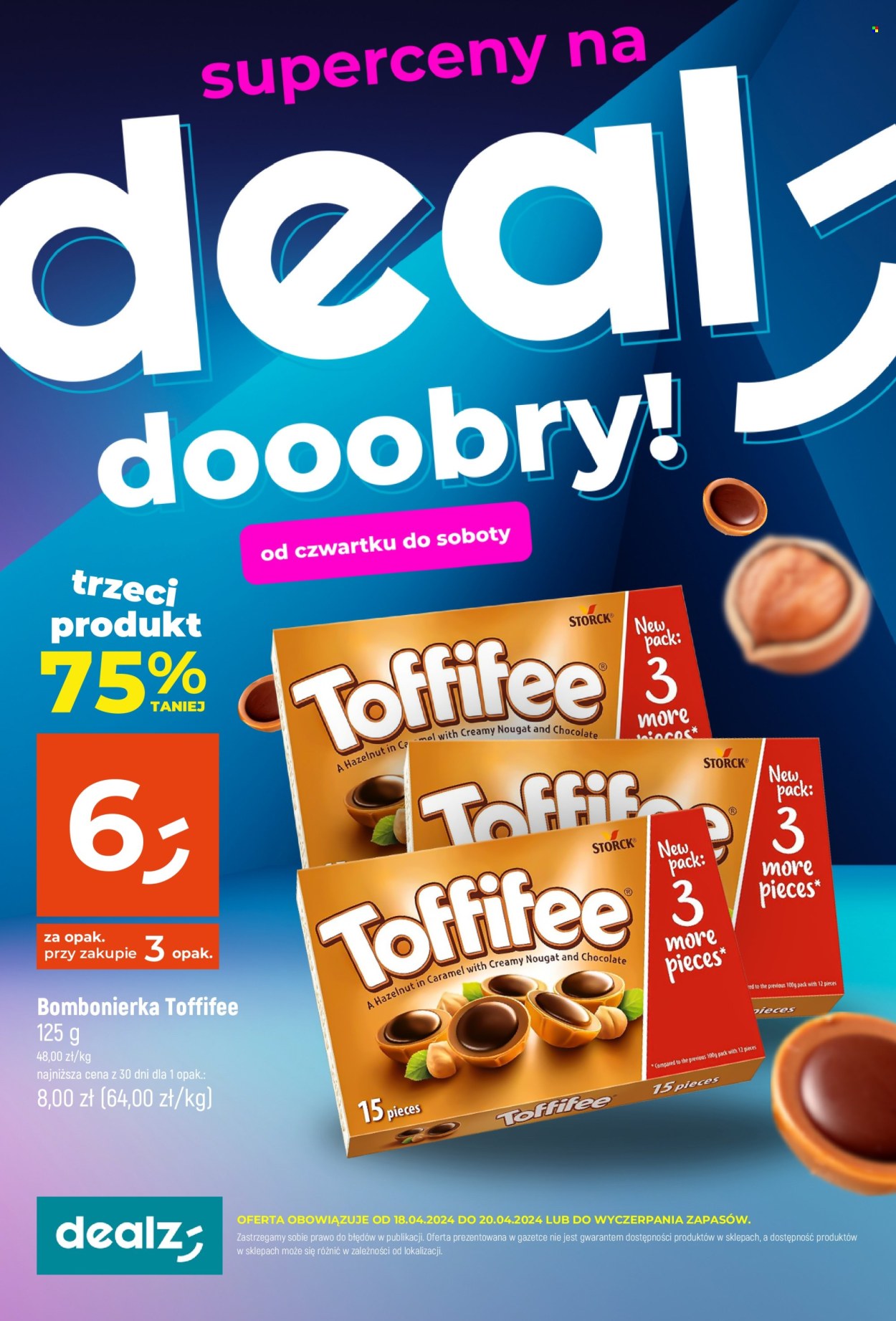 Gazetka Dealz - 18.04.2024 - 20.04.2024. Strona 1