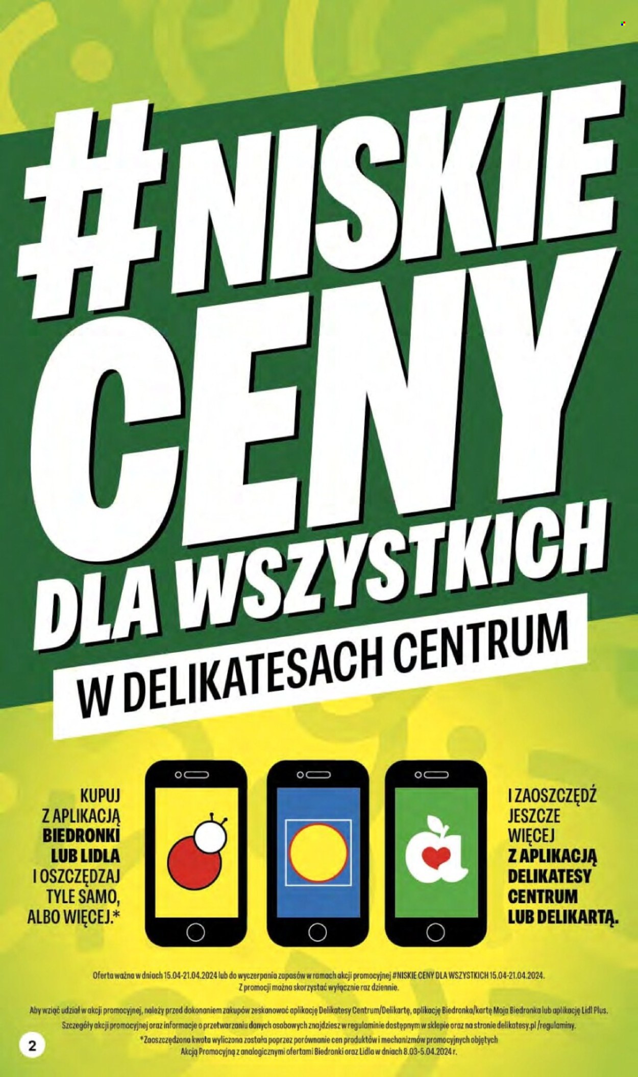 Gazetka Delikatesy Centrum - 18.04.2024 - 24.04.2024. Strona 2