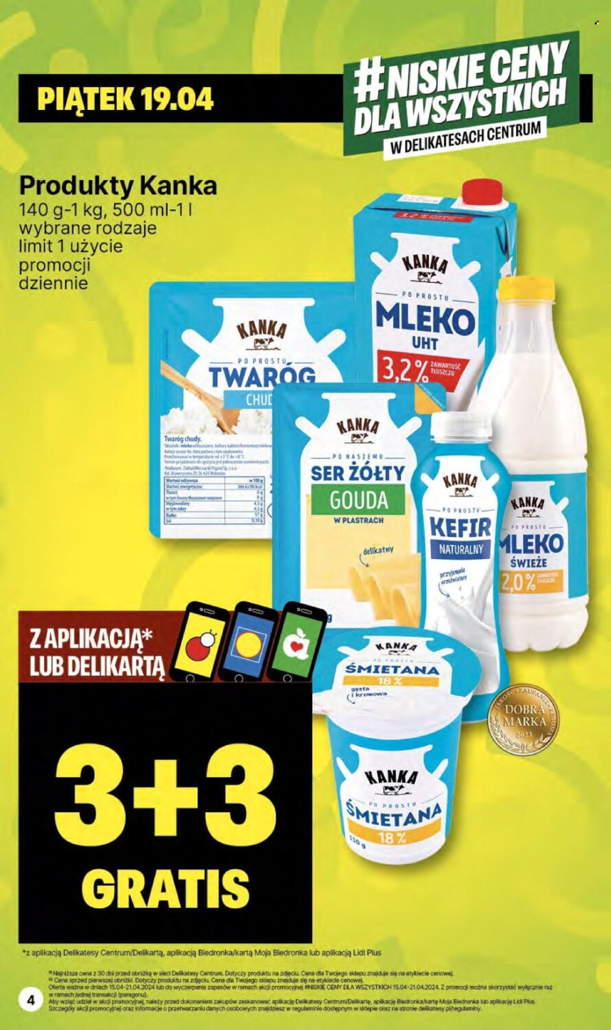 Gazetka Delikatesy Centrum - 18.04.2024 - 24.04.2024. Strona 4