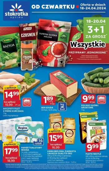 Gazetka Stokrotka Optima - 18.04.2024 - 24.04.2024.