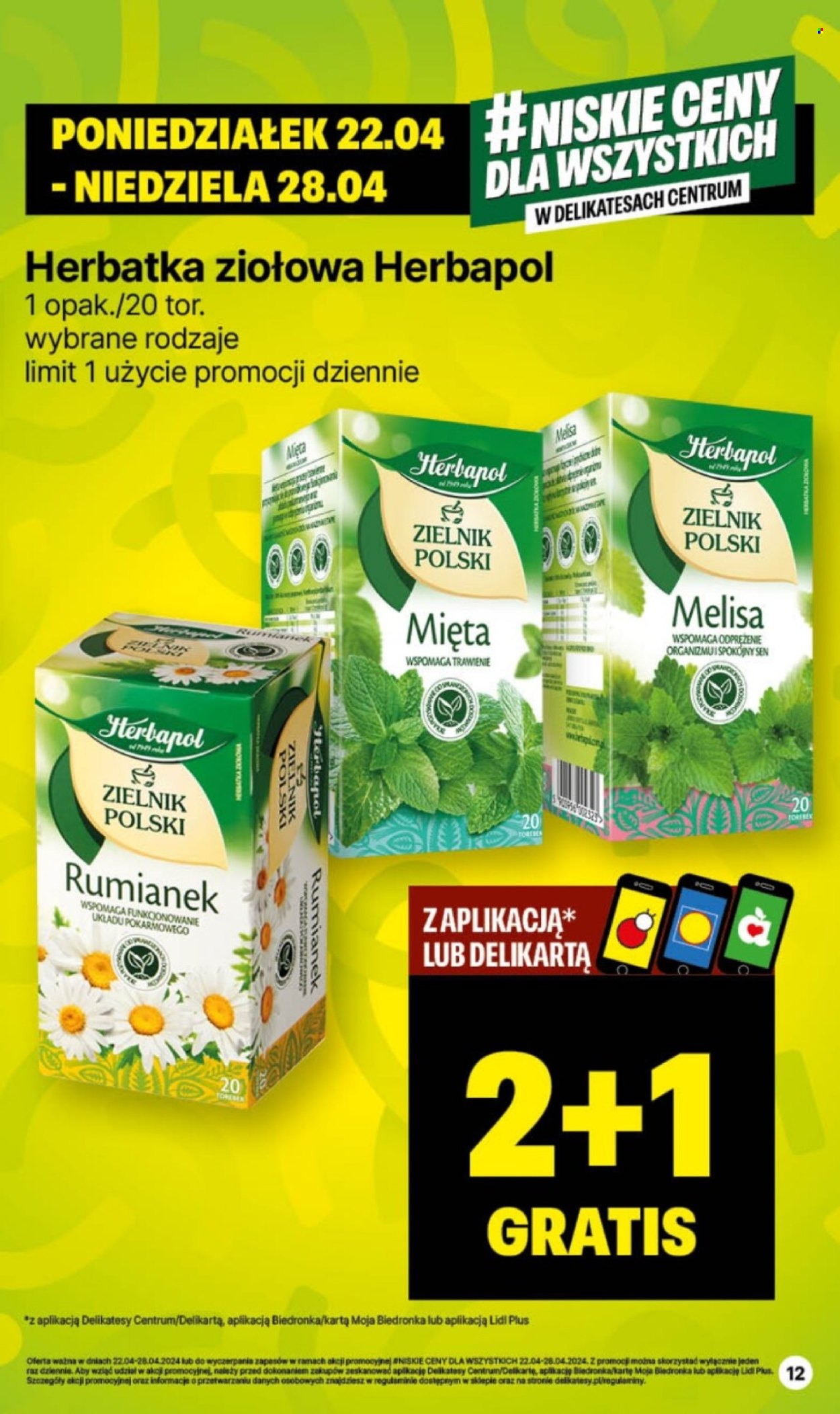 Gazetka Delikatesy Centrum - 22.04.2024 - 28.04.2024. Strona 12