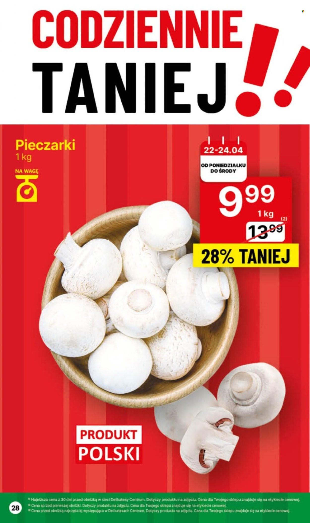 Gazetka Delikatesy Centrum - 22.04.2024 - 28.04.2024. Strona 28