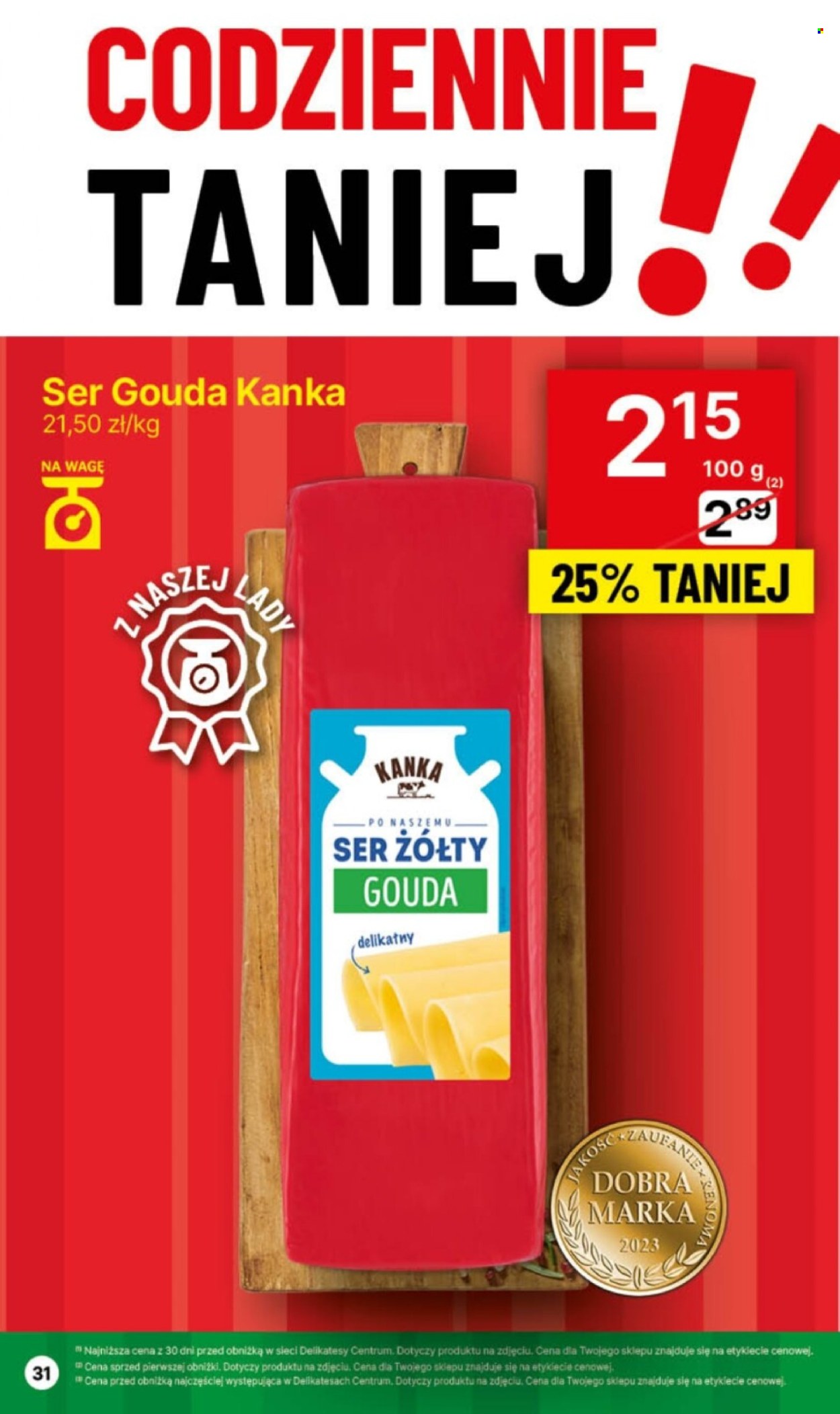 Gazetka Delikatesy Centrum - 22.04.2024 - 28.04.2024. Strona 31