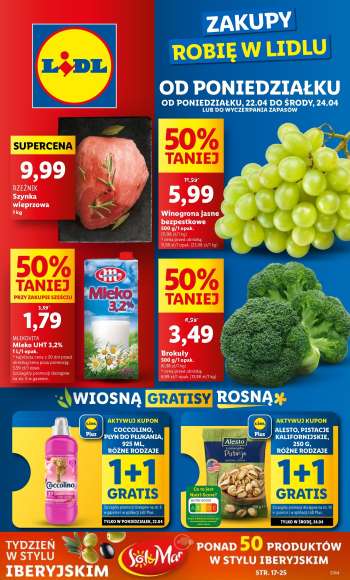 Gazetka Lidl - 22.04.2024 - 24.04.2024.