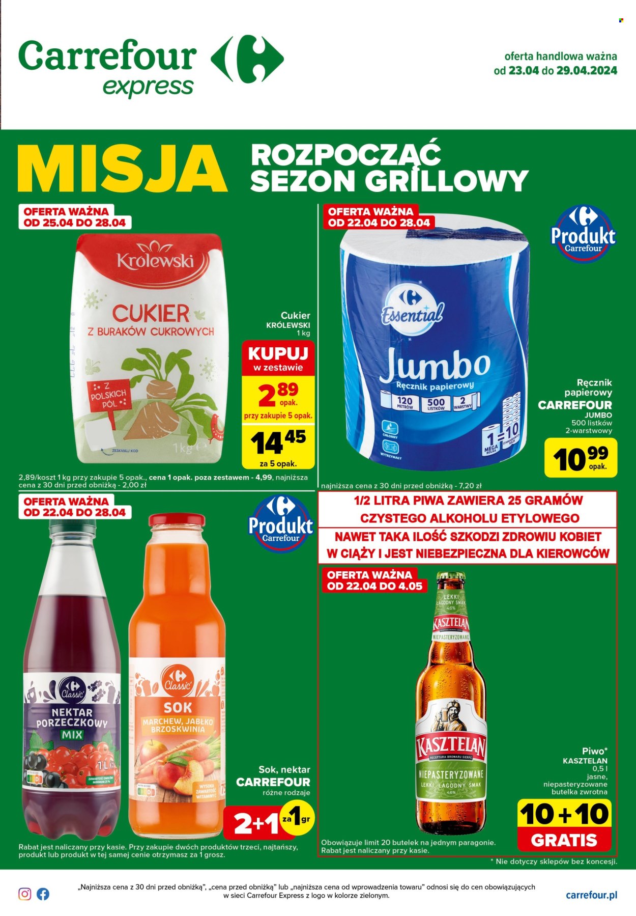 Gazetka Carrefour - 23.04.2024 - 29.04.2024. Strona 1