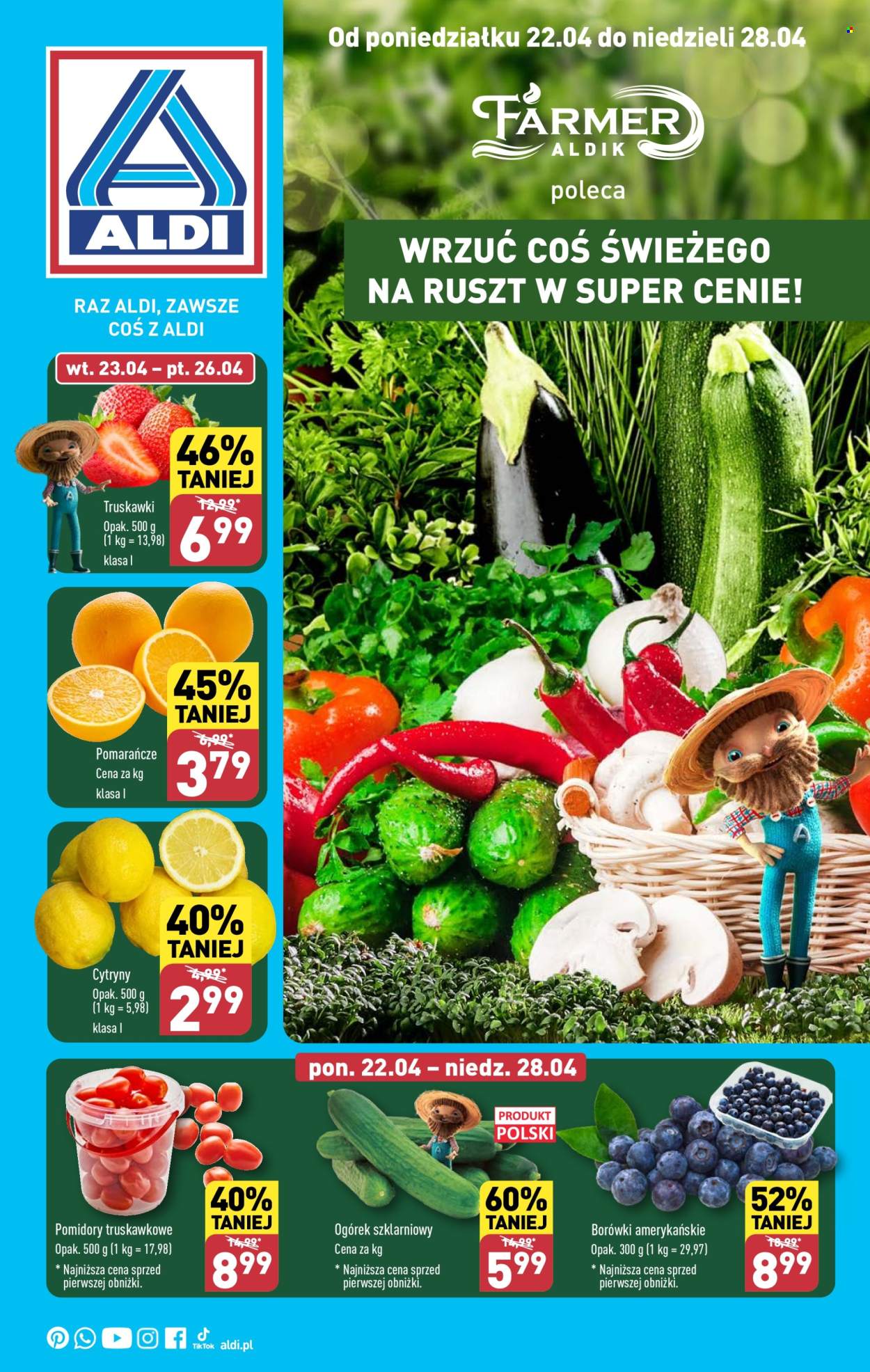 Gazetka ALDI - 22.04.2024 - 28.04.2024. Strona 1