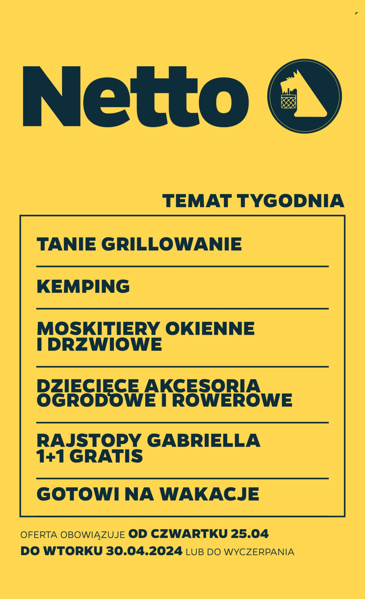 Gazetka Netto - 25.04.2024 - 30.04.2024. Strona 1