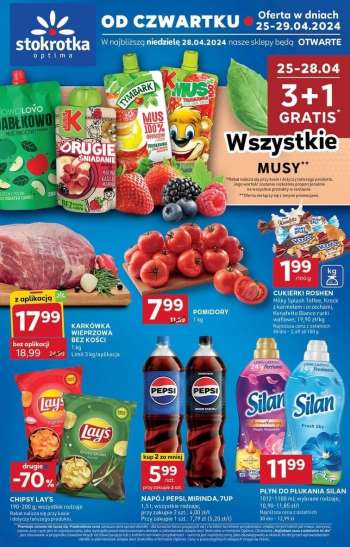 Gazetka Stokrotka Optima - 25.04.2024 - 29.04.2024.