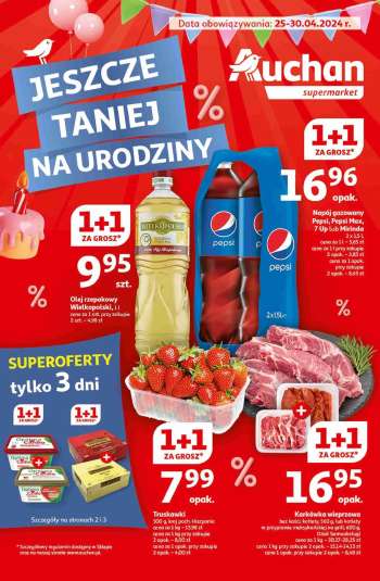 Gazetka Auchan - 25.04.2024 - 30.04.2024.