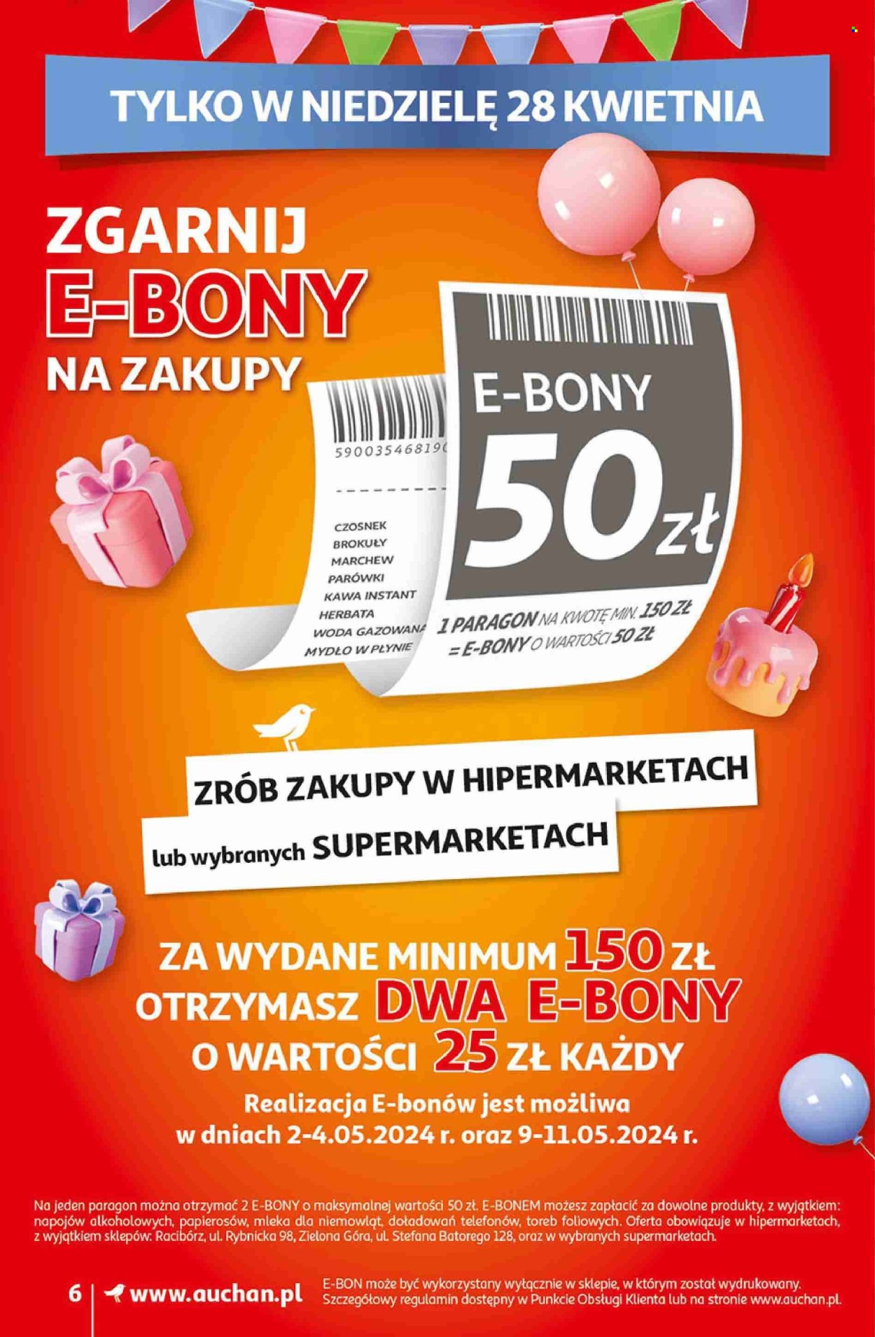 Gazetka Auchan - 25.04.2024 - 30.04.2024. Strona 6