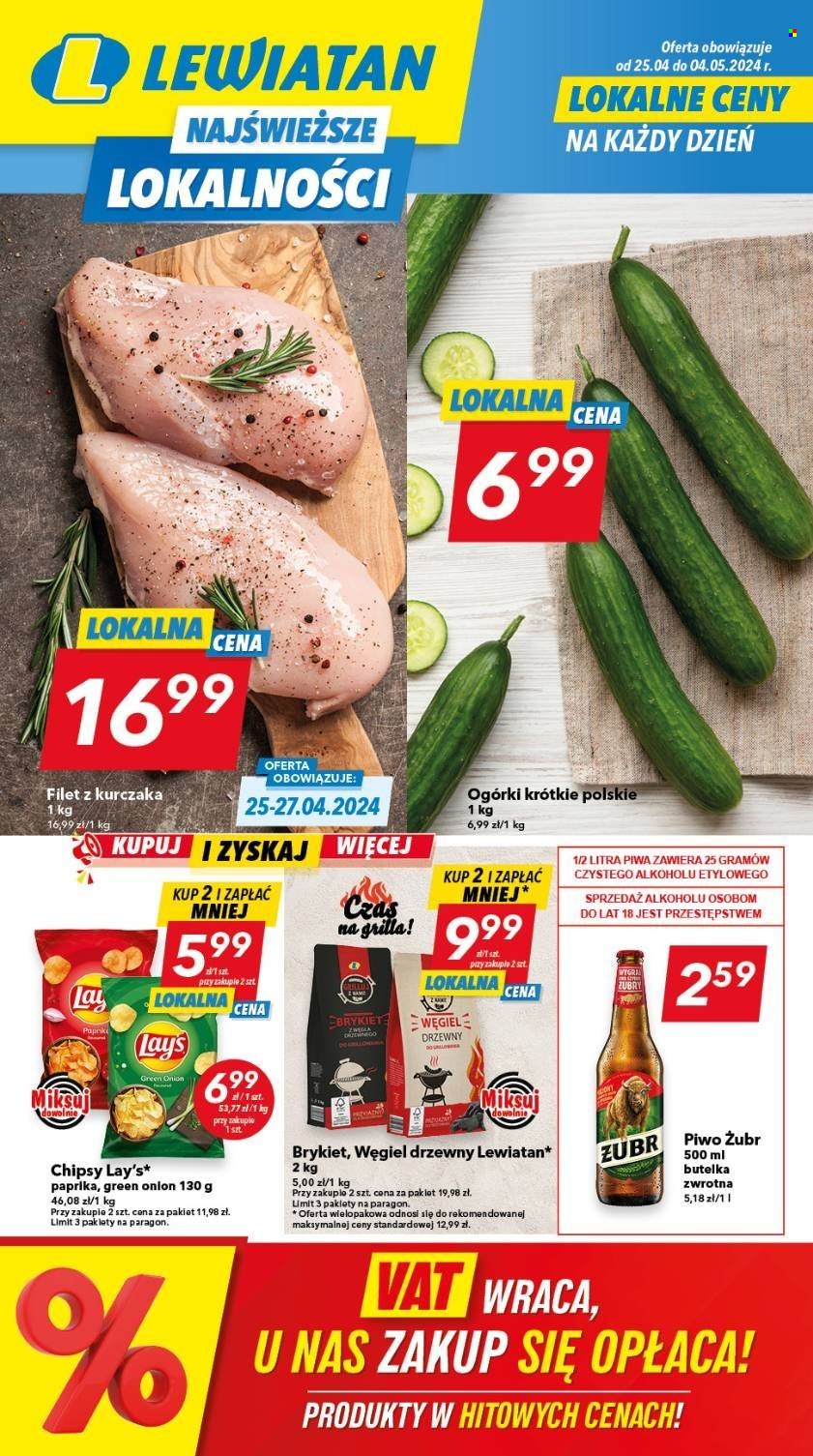 Gazetka Lewiatan - 25.04.2024 - 4.05.2024. Strona 1