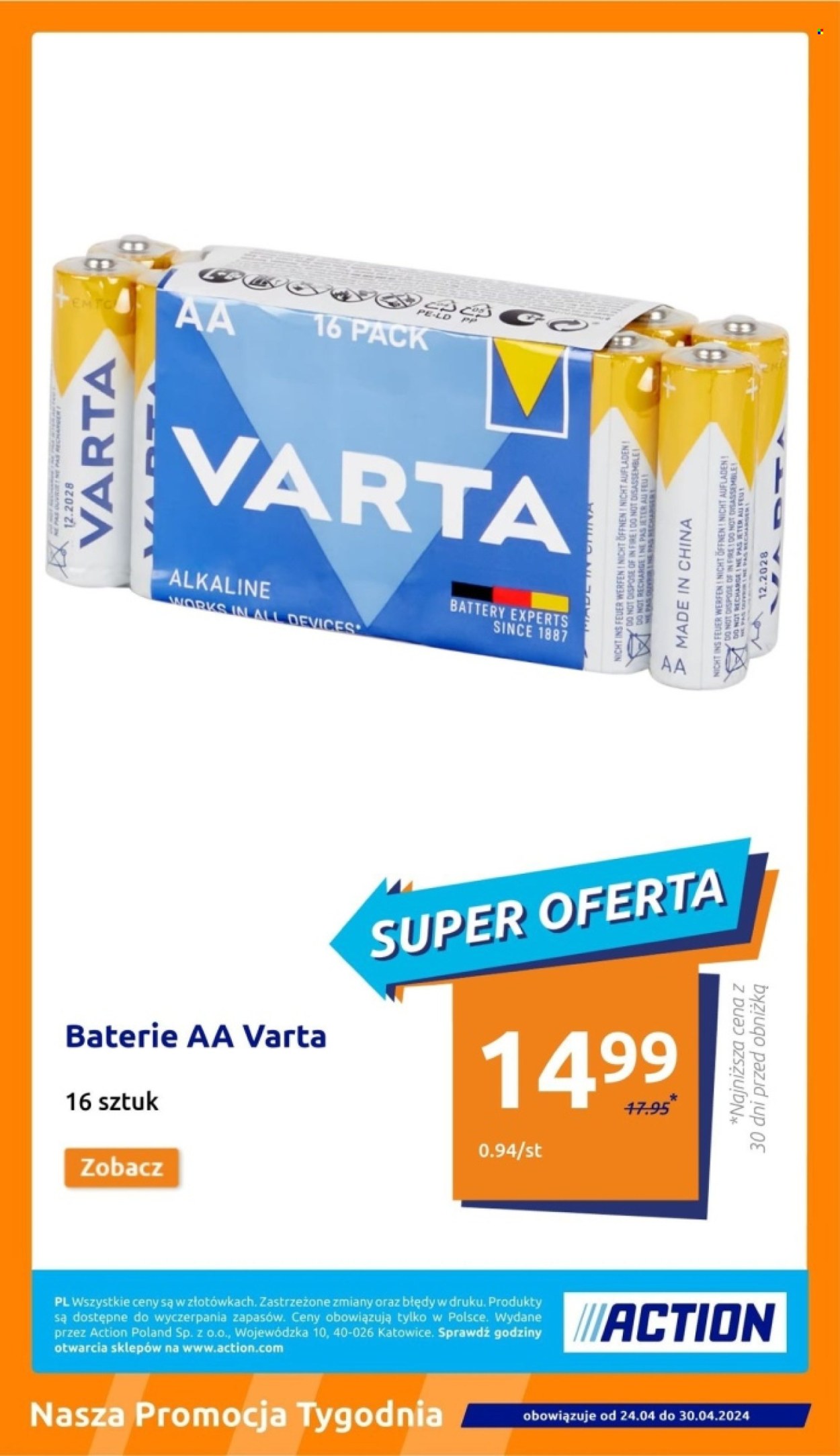 Gazetka Action - 24.04.2024 - 30.04.2024. Strona 19