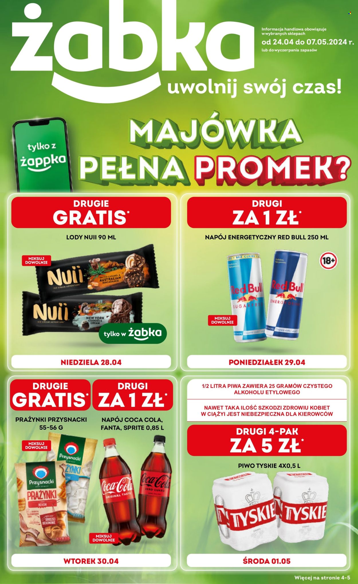Gazetka Żabka - 24.04.2024 - 7.05.2024. Strona 1