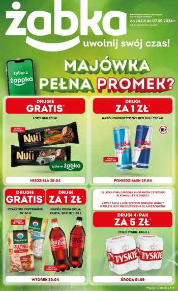 Gazetka Żabka - 24.04.2024 - 7.05.2024.