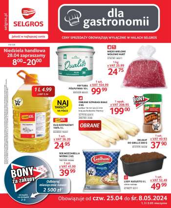 Gazetka Selgros - 25.04.2024 - 8.05.2024.