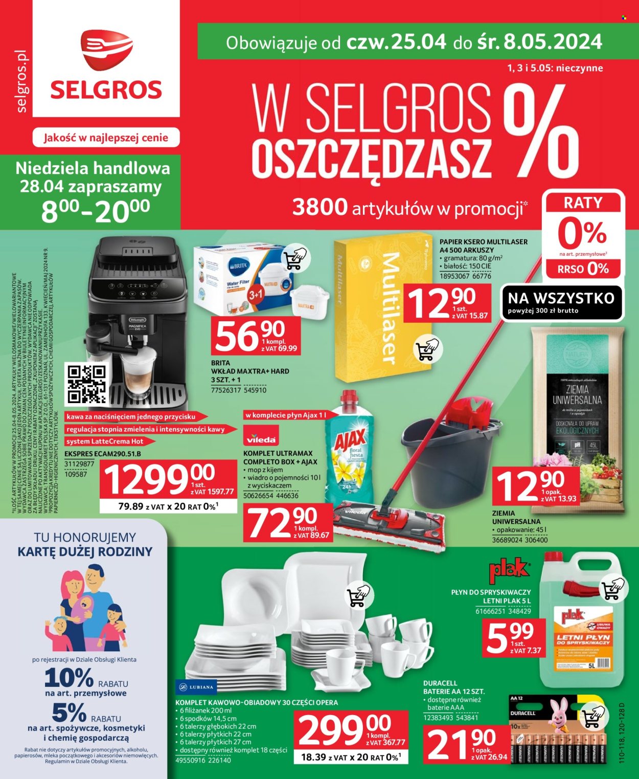 Gazetka Selgros - 25.04.2024 - 8.05.2024. Strona 1