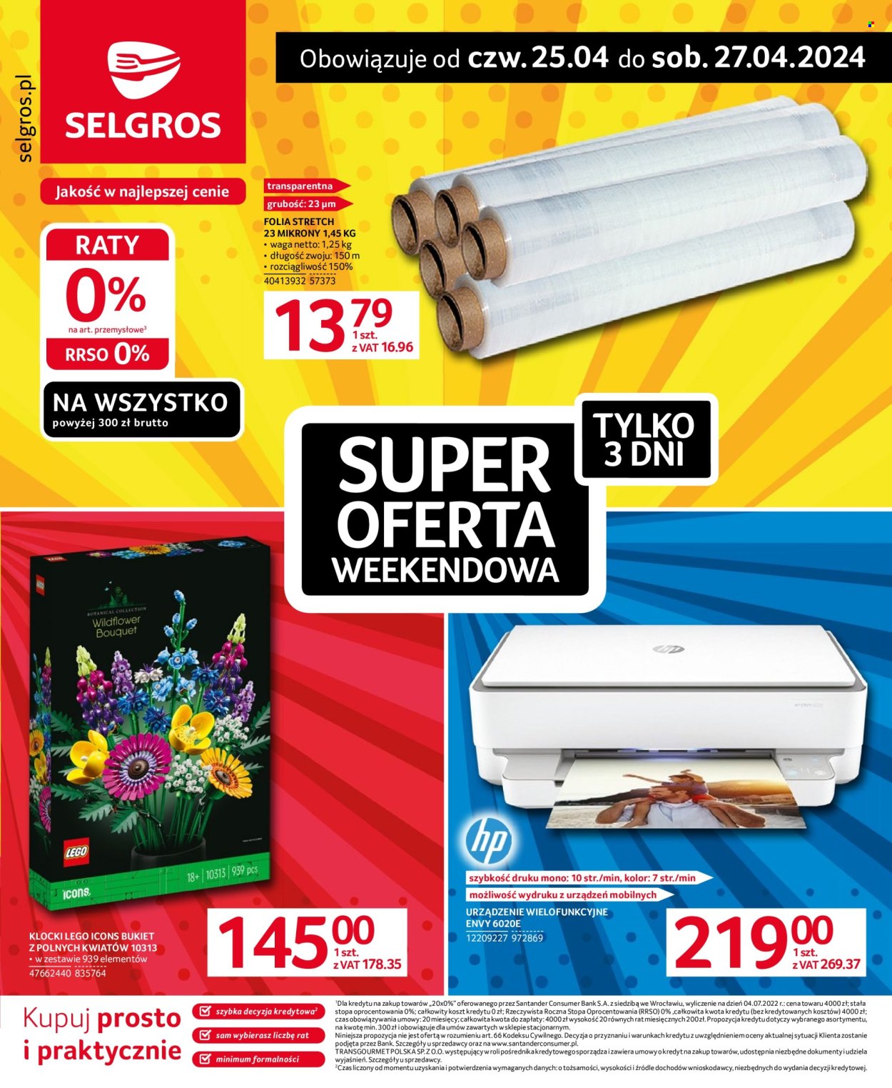Gazetka Selgros - 25.04.2024 - 27.04.2024. Strona 1