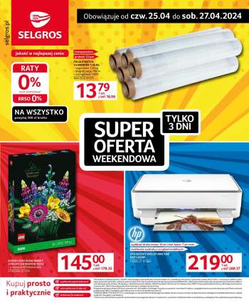 Gazetka Selgros - 25.04.2024 - 27.04.2024.