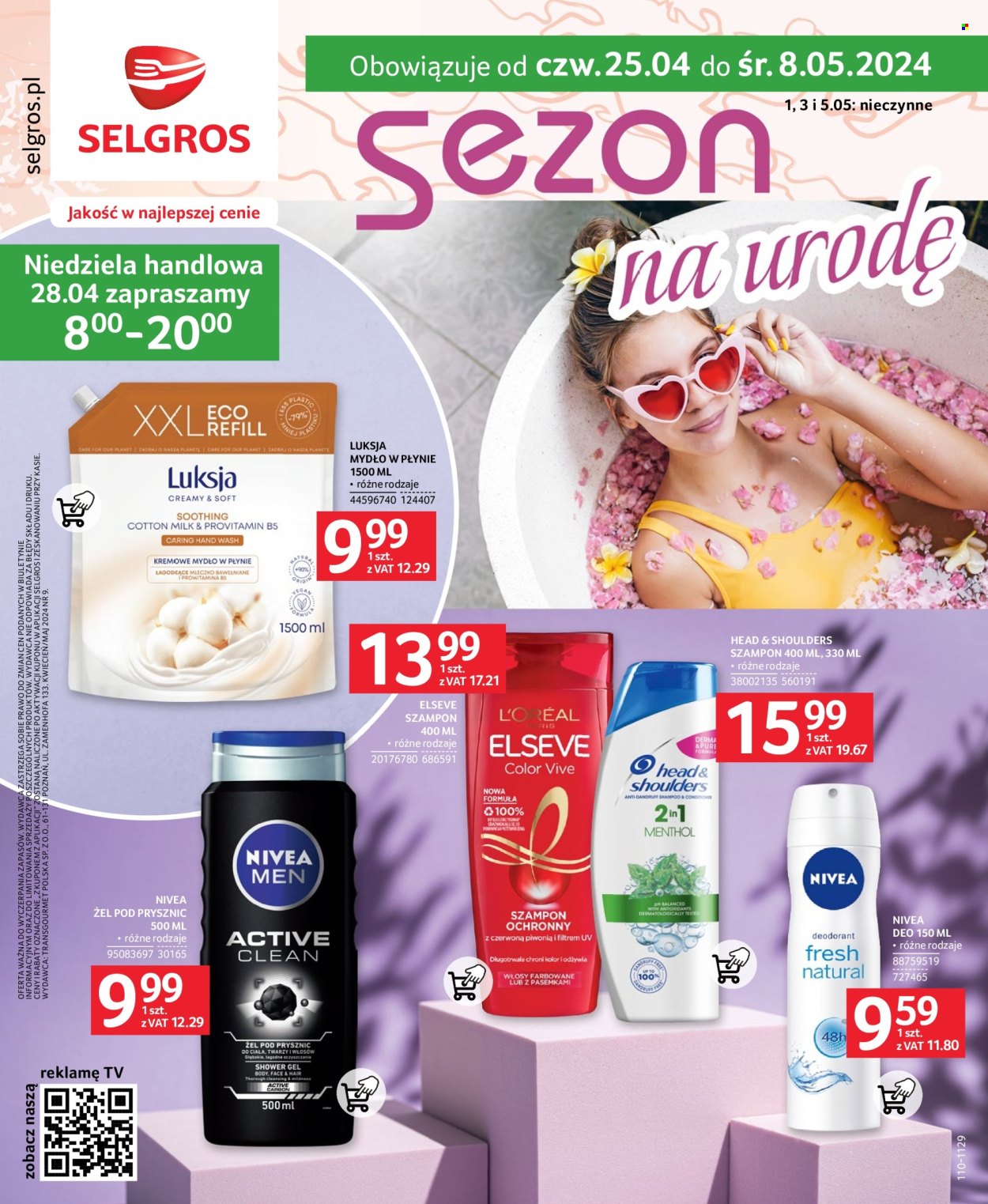 Gazetka Selgros - 25.04.2024 - 8.05.2024. Strona 1