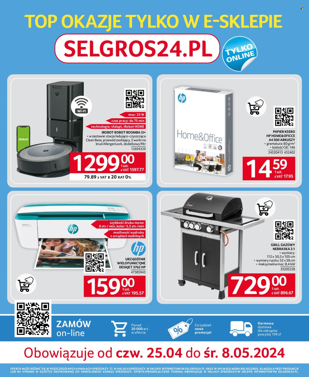 Gazetka Selgros - 25.04.2024 - 8.05.2024. Strona 1