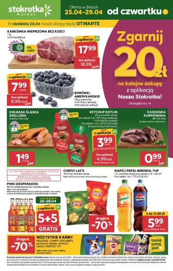 Gazetka Stokrotka Market - 25.04.2024 - 29.04.2024.