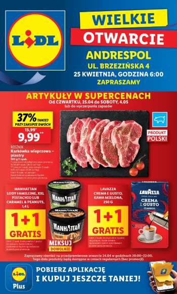 Gazetka Lidl - 25.04.2024 - 4.05.2024.