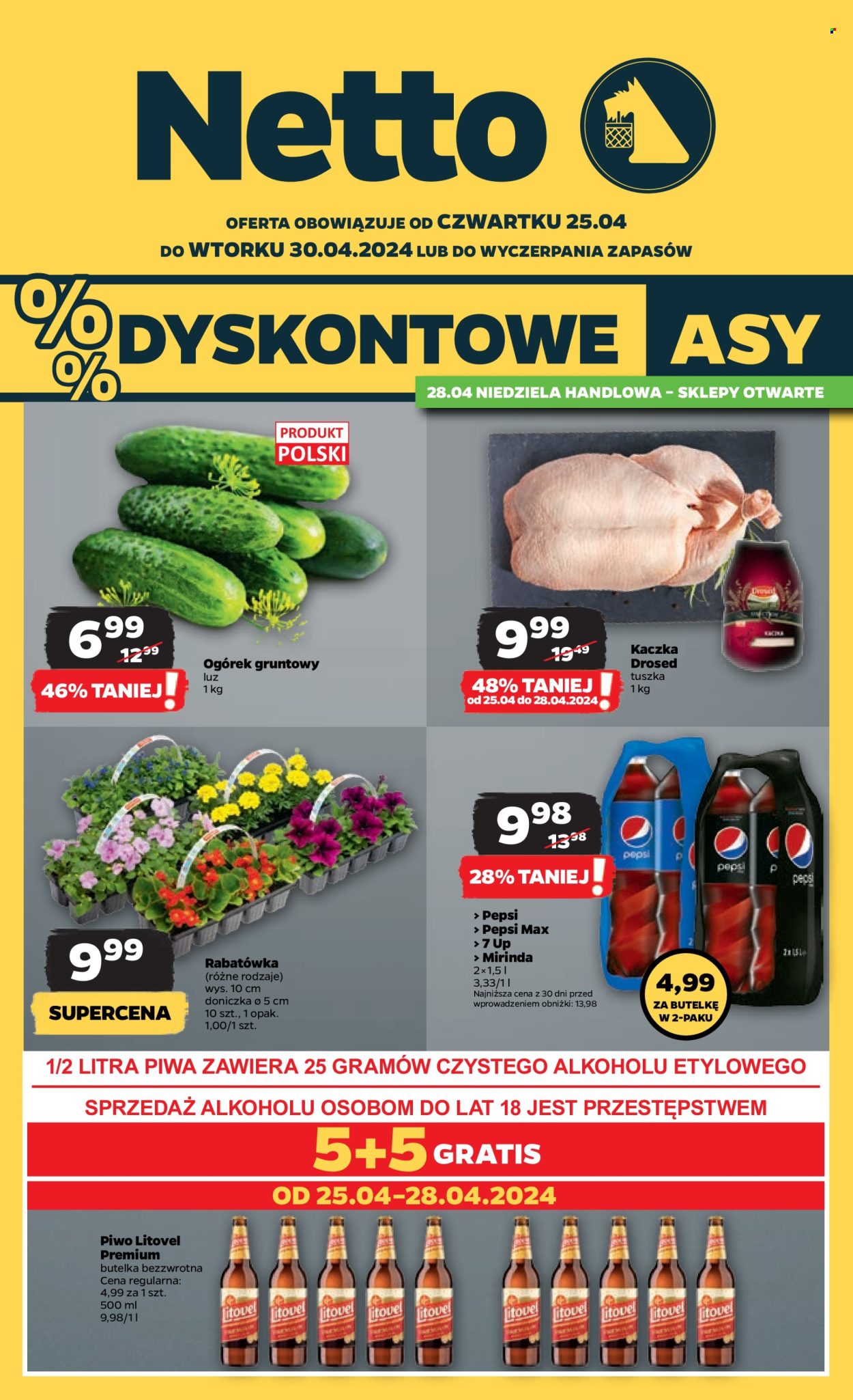 Gazetka Netto - 25.04.2024 - 30.04.2024. Strona 1