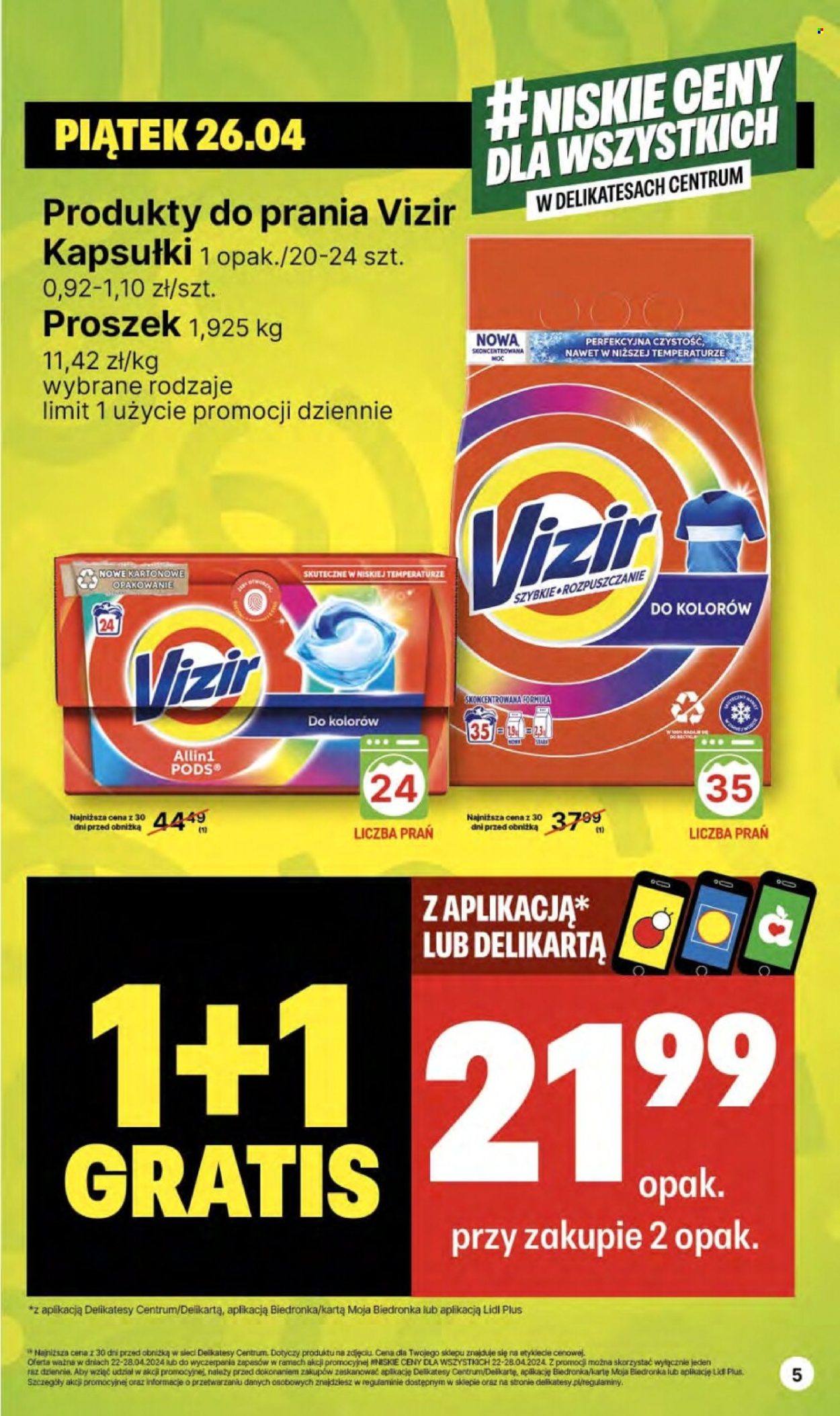 Gazetka Delikatesy Centrum - 25.04.2024 - 1.05.2024. Strona 5