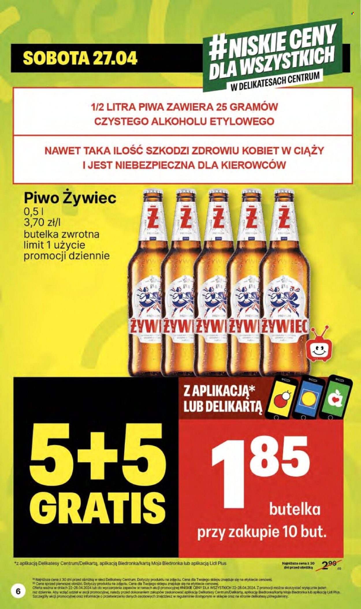 Gazetka Delikatesy Centrum - 25.04.2024 - 1.05.2024. Strona 6