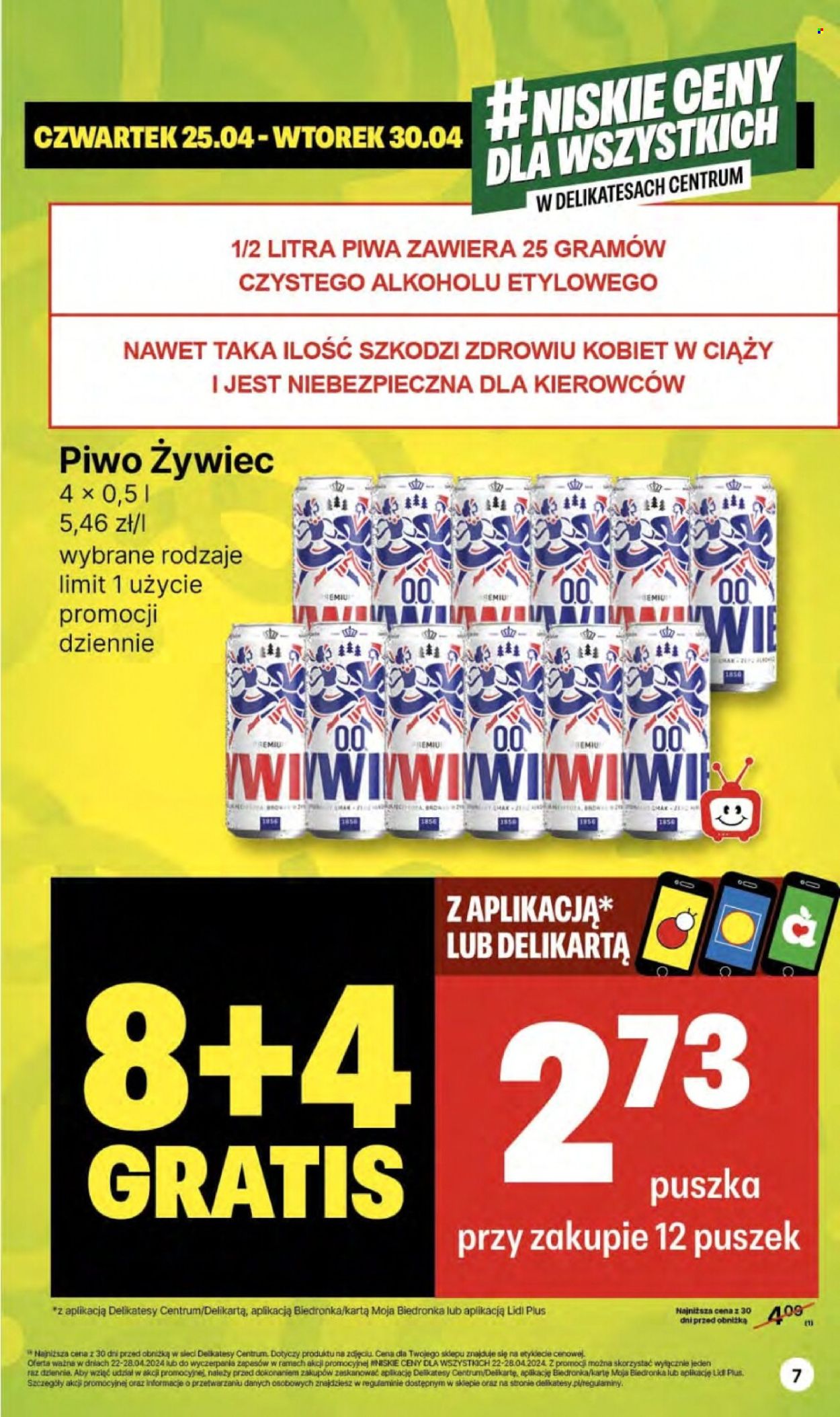 Gazetka Delikatesy Centrum - 25.04.2024 - 1.05.2024. Strona 7