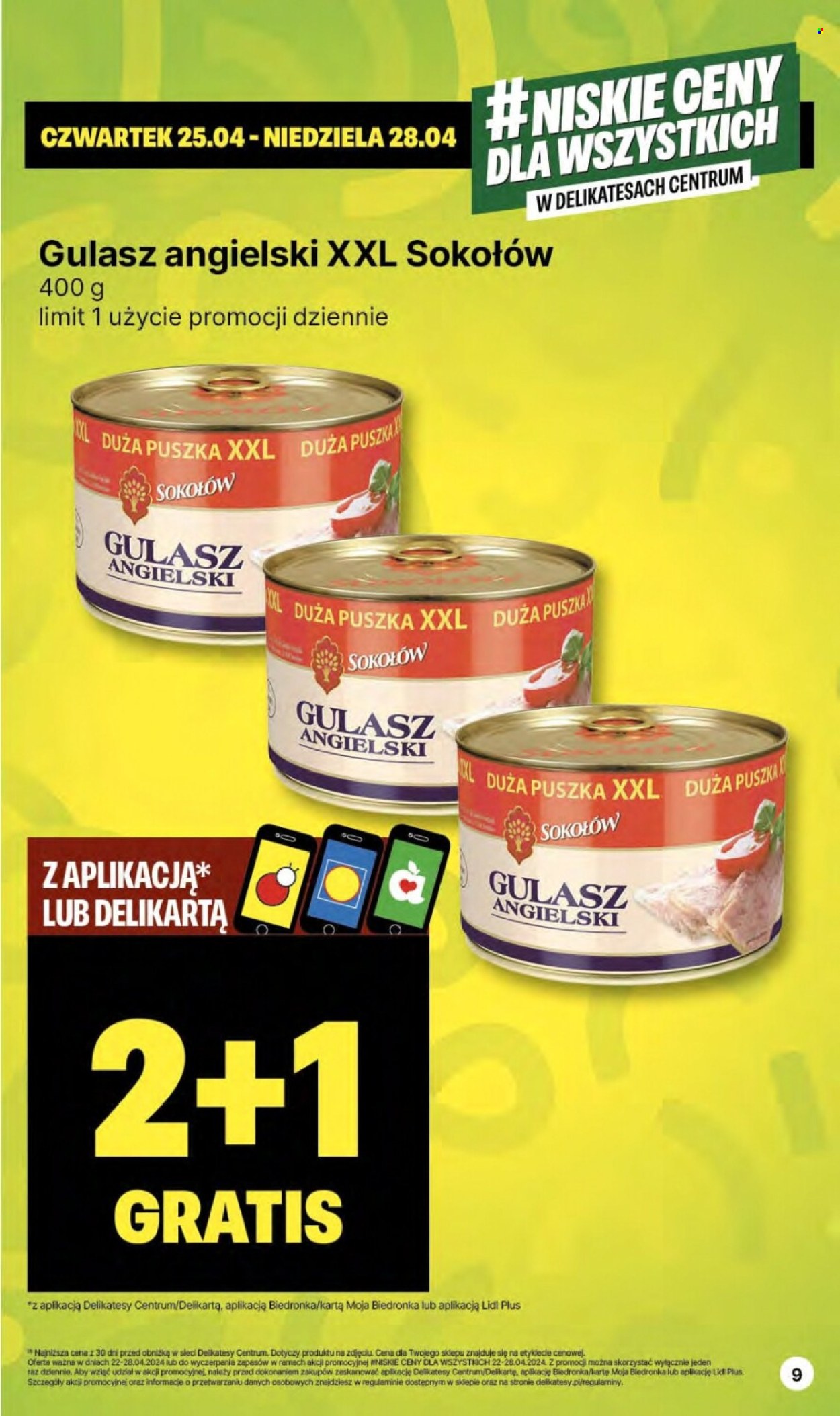 Gazetka Delikatesy Centrum - 25.04.2024 - 1.05.2024. Strona 9