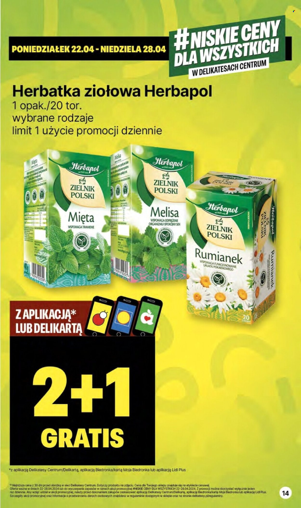 Gazetka Delikatesy Centrum - 25.04.2024 - 1.05.2024. Strona 14