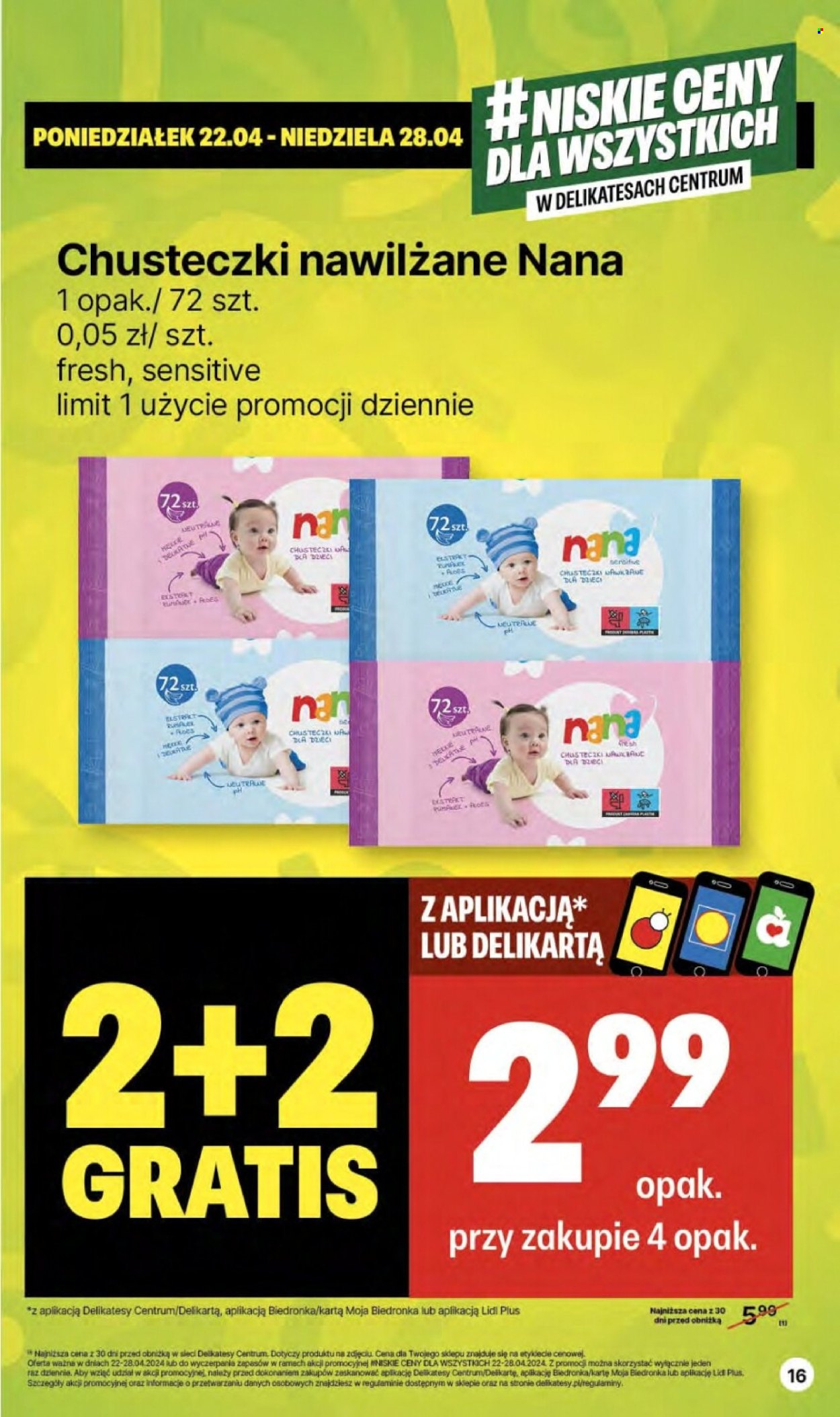 Gazetka Delikatesy Centrum - 25.04.2024 - 1.05.2024. Strona 16