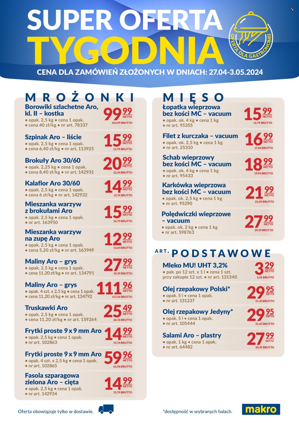 Gazetka Makro - 27.04.2024 - 3.05.2024. Strona 1