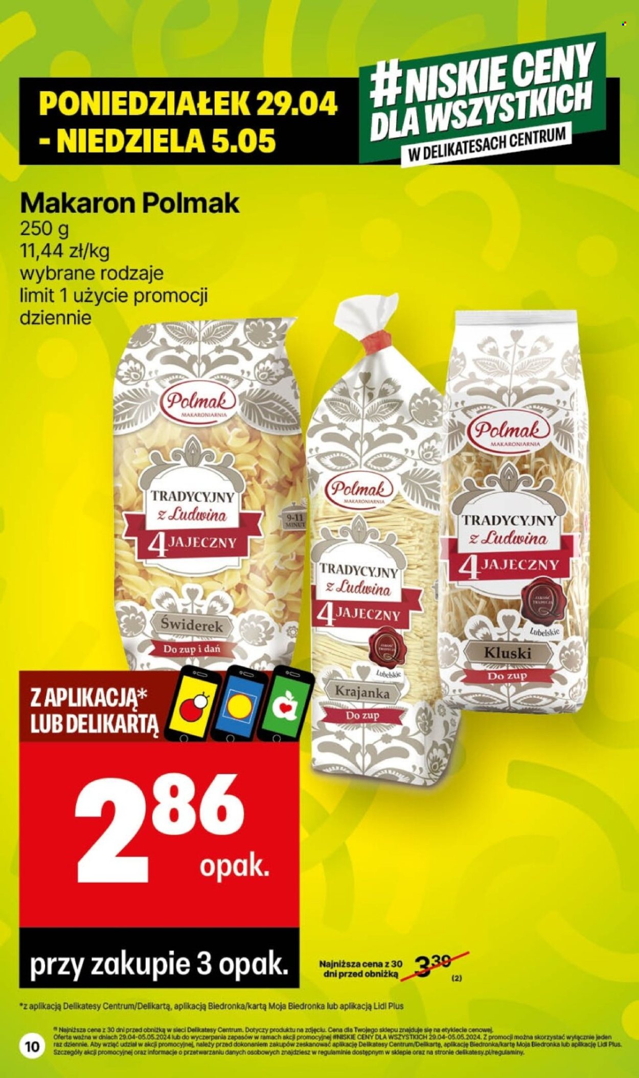 Gazetka Delikatesy Centrum - 29.04.2024 - 5.05.2024. Strona 10