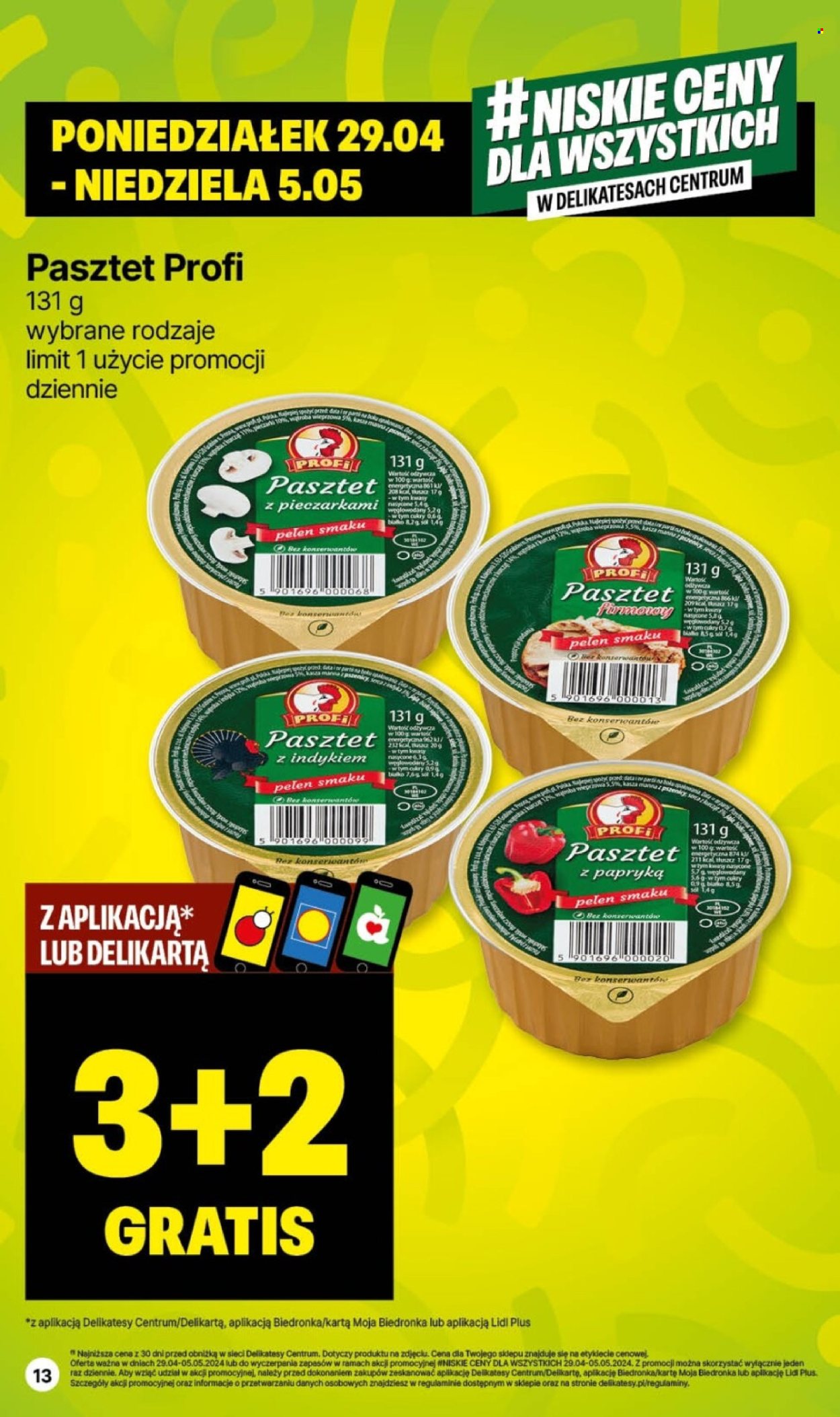 Gazetka Delikatesy Centrum - 29.04.2024 - 5.05.2024. Strona 13
