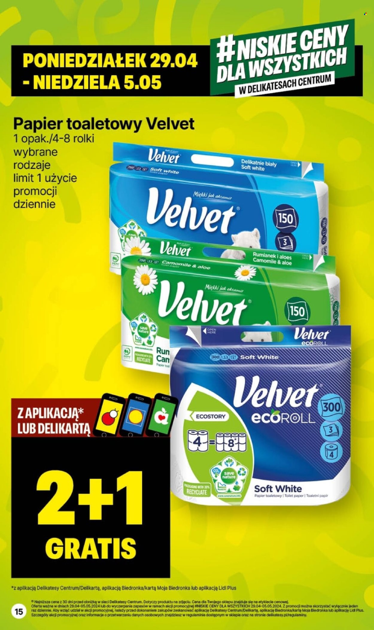 Gazetka Delikatesy Centrum - 29.04.2024 - 5.05.2024. Strona 15