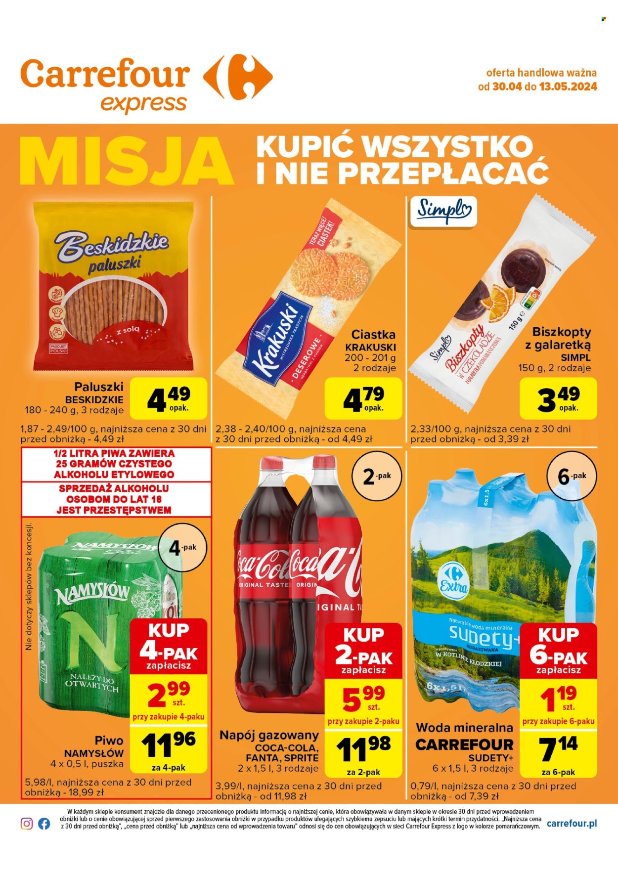Gazetka Carrefour - 30.04.2024 - 13.05.2024. Strona 1