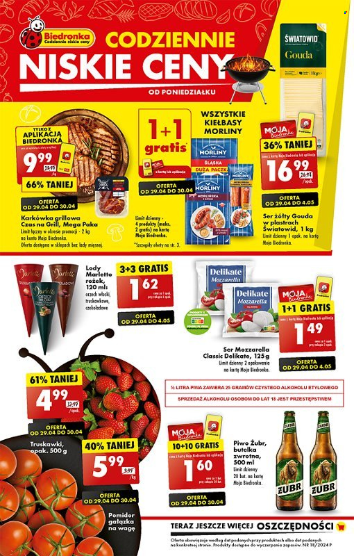 Gazetka Biedronka - 29.04.2024 - 4.05.2024. Strona 1