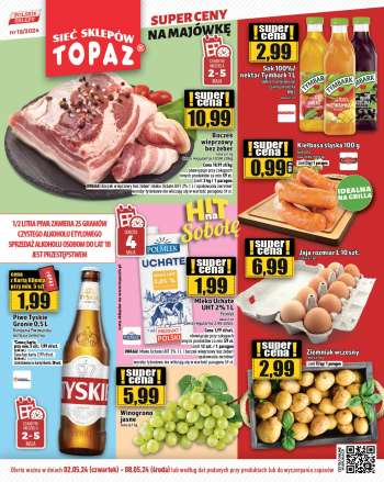 Gazetka Topaz - 2.05.2024 - 8.05.2024.