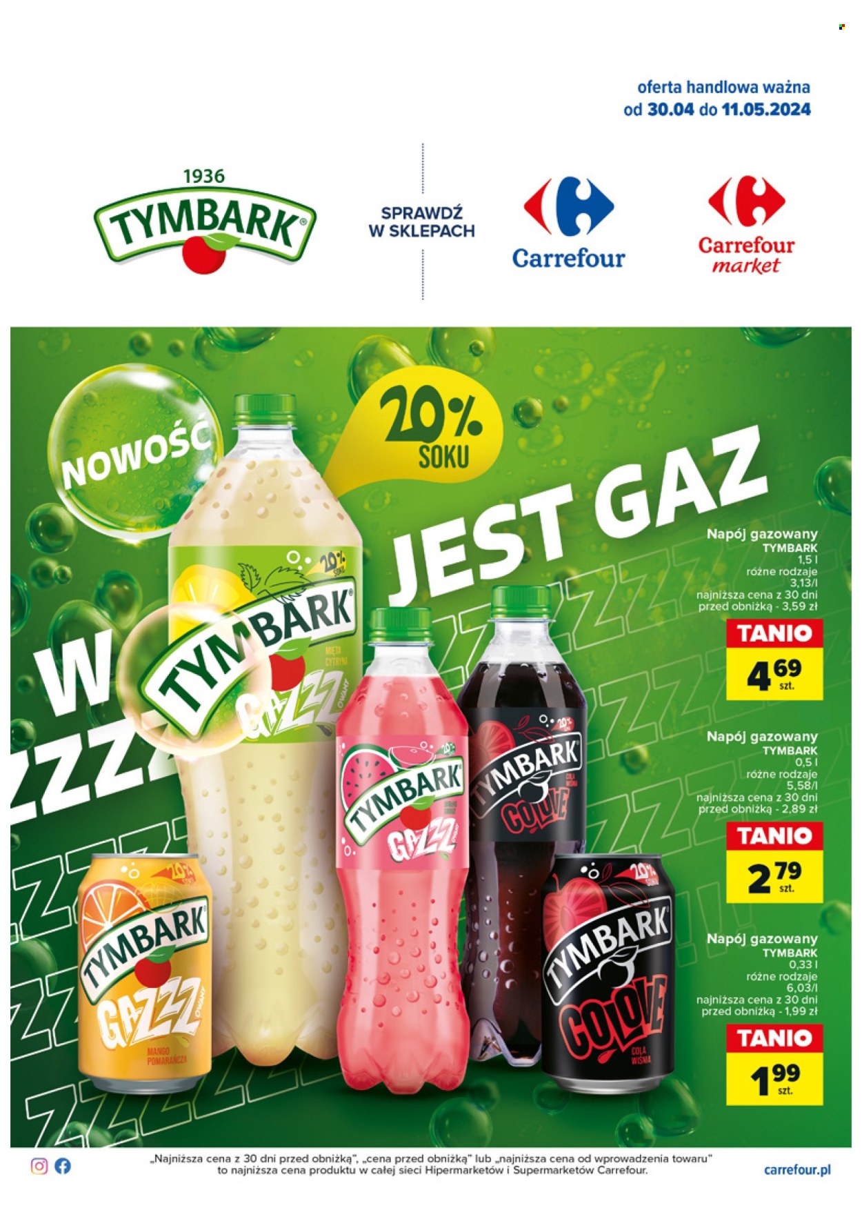 Gazetka Carrefour - 30.04.2024 - 11.05.2024. Strona 1