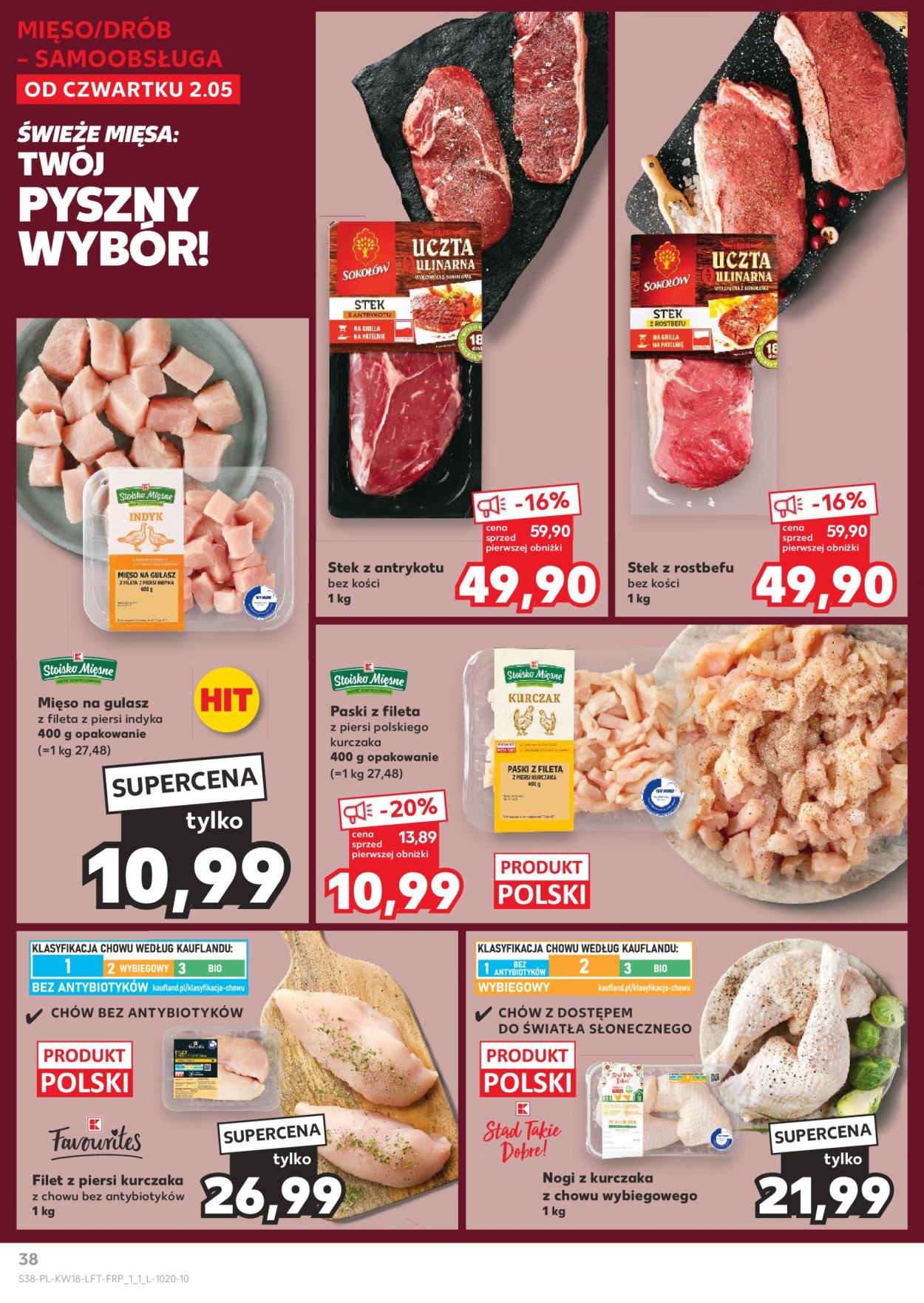 Gazetka Kaufland - 2.05.2024 - 8.05.2024. Strona 38