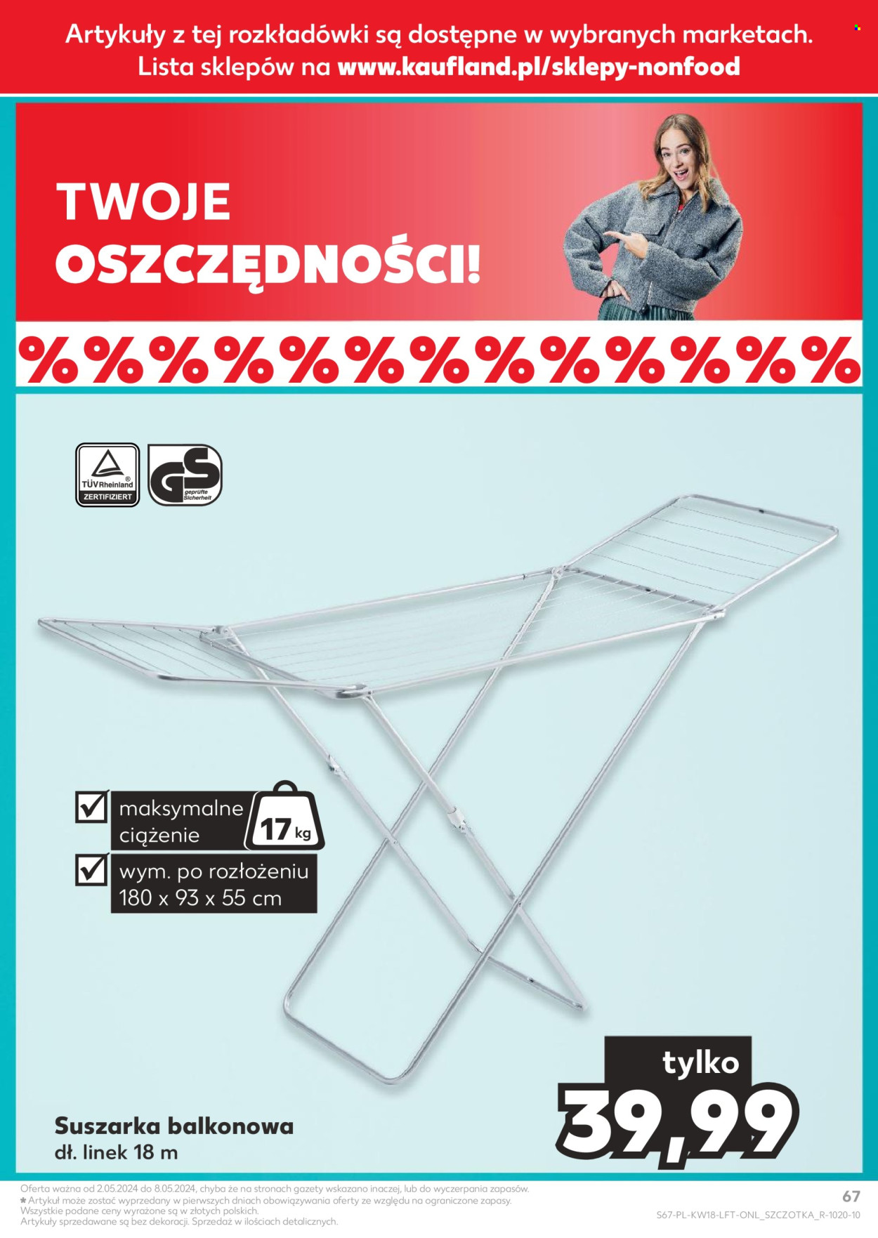 Gazetka Kaufland - 2.05.2024 - 8.05.2024. Strona 67