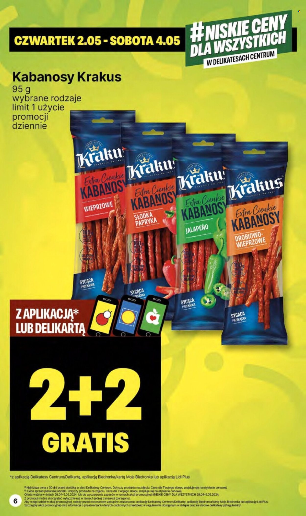 Gazetka Delikatesy Centrum - 2.05.2024 - 8.05.2024. Strona 6