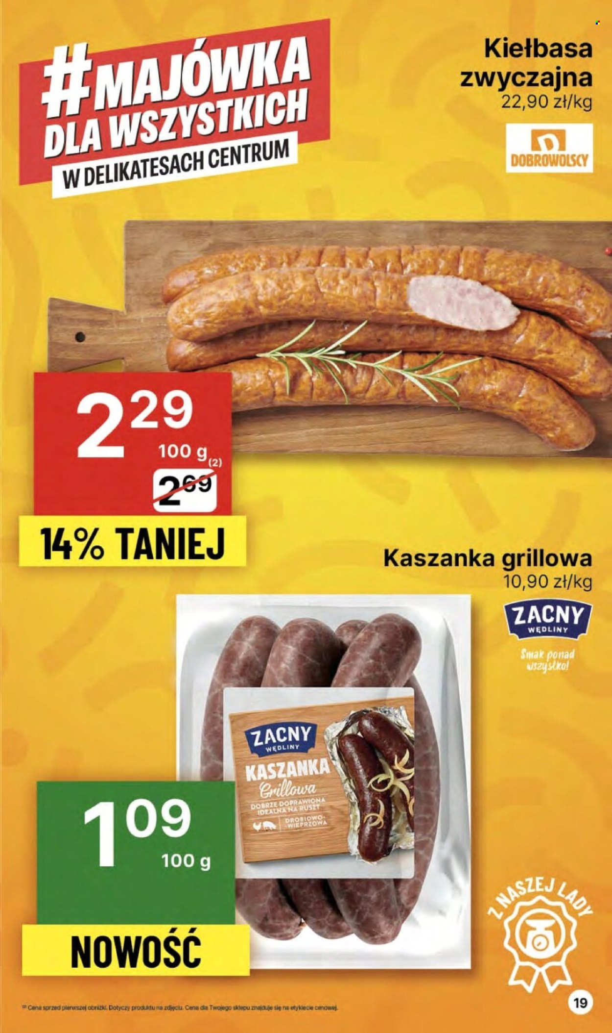 Gazetka Delikatesy Centrum - 2.05.2024 - 8.05.2024. Strona 19